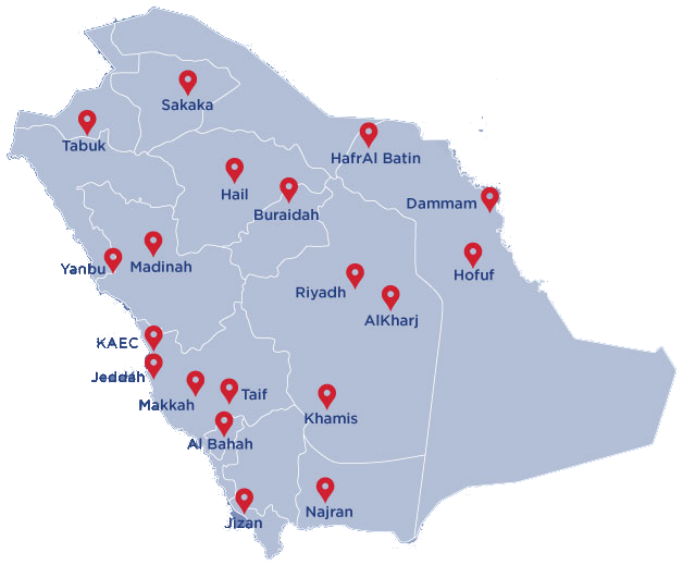 Saudi Map